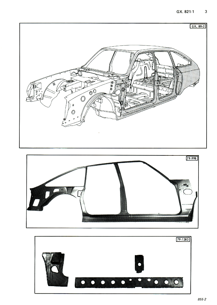 Citroën GSA Innenraum Verkleidung Tacho Armlehnen in Nordrhein